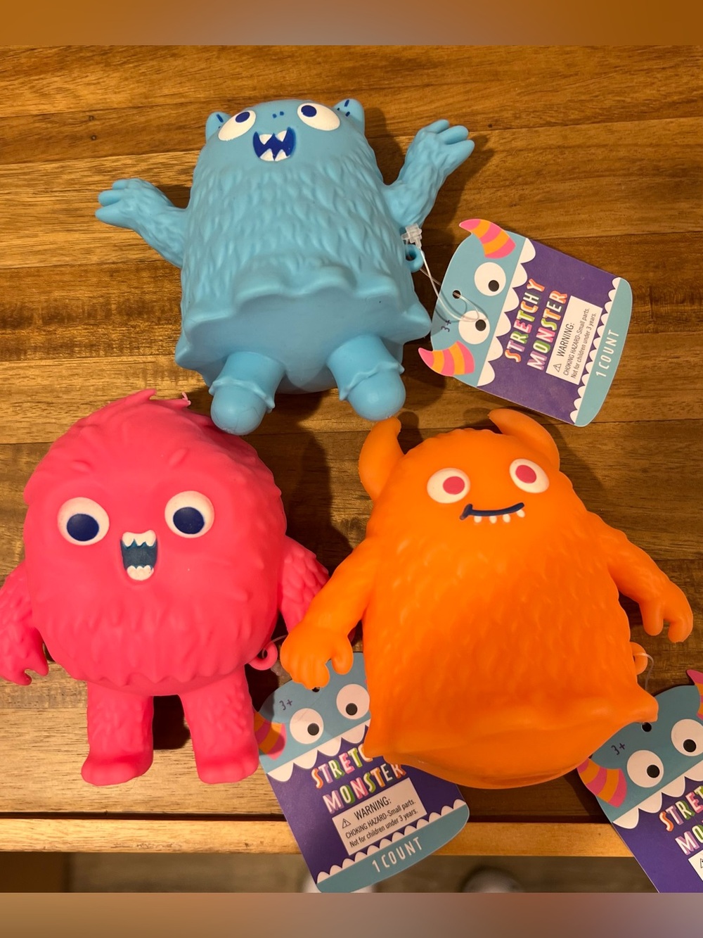 🌟Adorable Bundle of 3 Squishy Monsters 🩷🧡🩵 - Picture 3 of 5